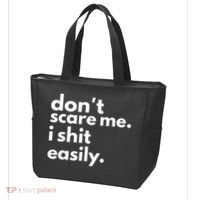 DonT Scare Me I Shit Easily Tote Bag thumb 3