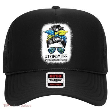 Down Syndrome Mom Life Messy Bun Down Syndrome Awareness Hat