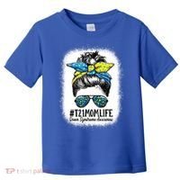 Down Syndrome Mom Life Messy Bun Down Syndrome Awareness Toddler T-Shirt thumb 0