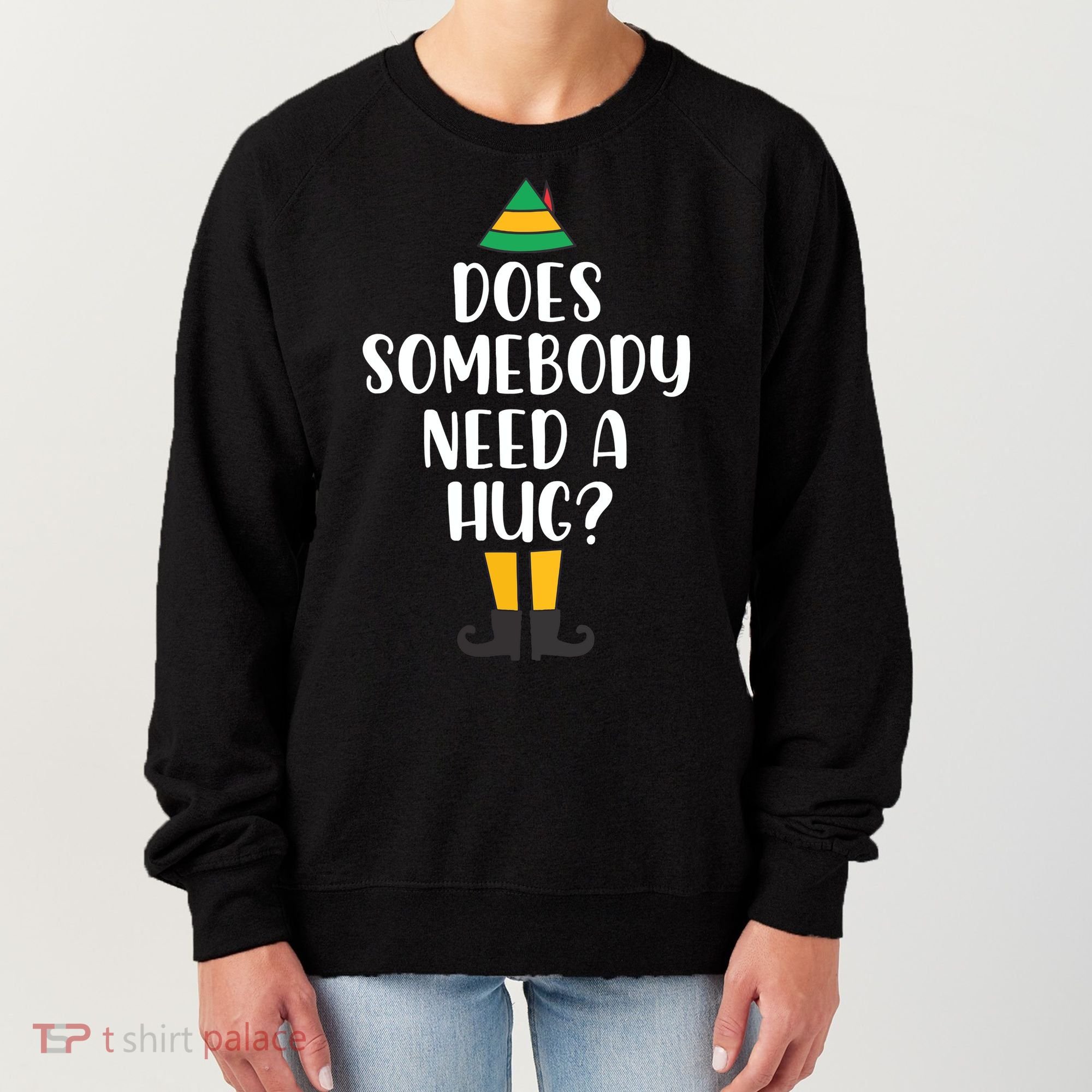 Does Somebody Need A Hug Christmas Women's Sweatshirt
