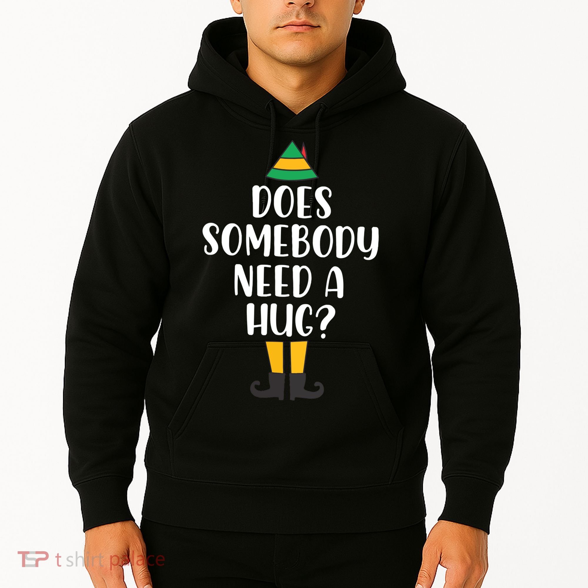 Does Somebody Need A Hug Christmas Hoodie