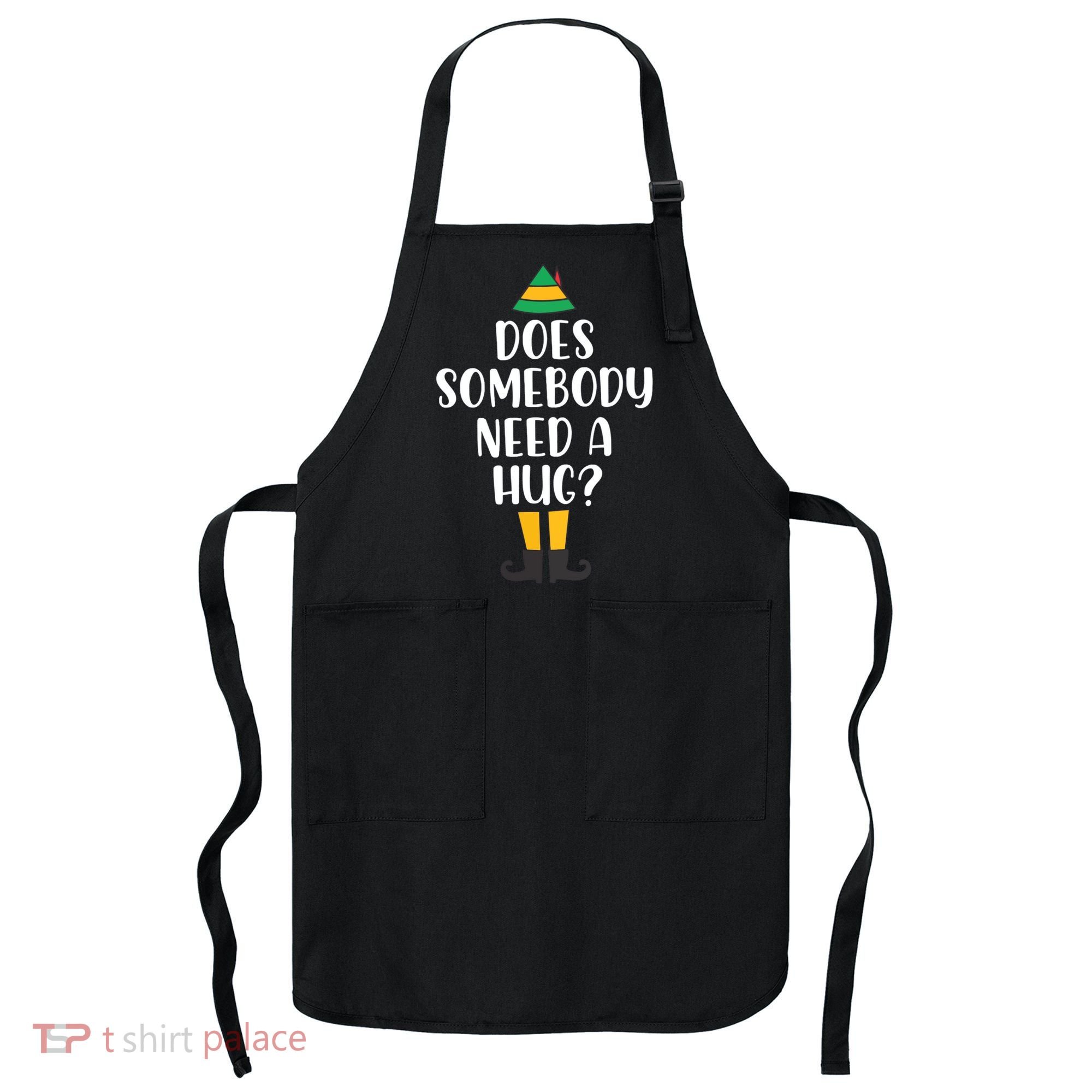Does Somebody Need A Hug Christmas Apron