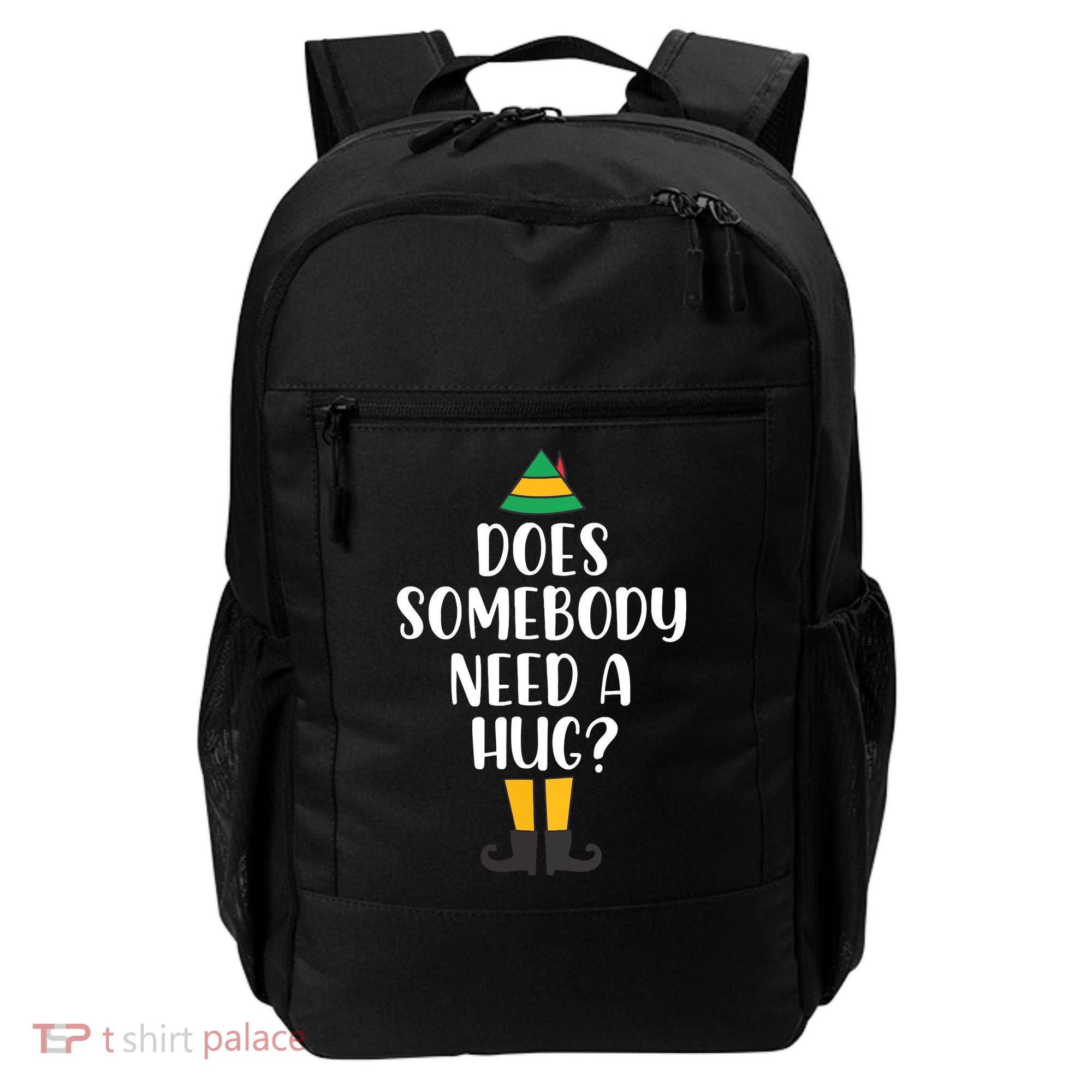 Does Somebody Need A Hug Christmas Backpack