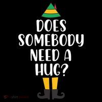 Does Somebody Need A Hug Christmas Backpack thumb 2