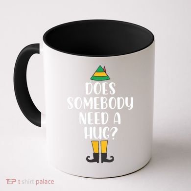 Does Somebody Need A Hug Christmas Coffee Mug