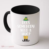 Does Somebody Need A Hug Christmas Coffee Mug thumb 0