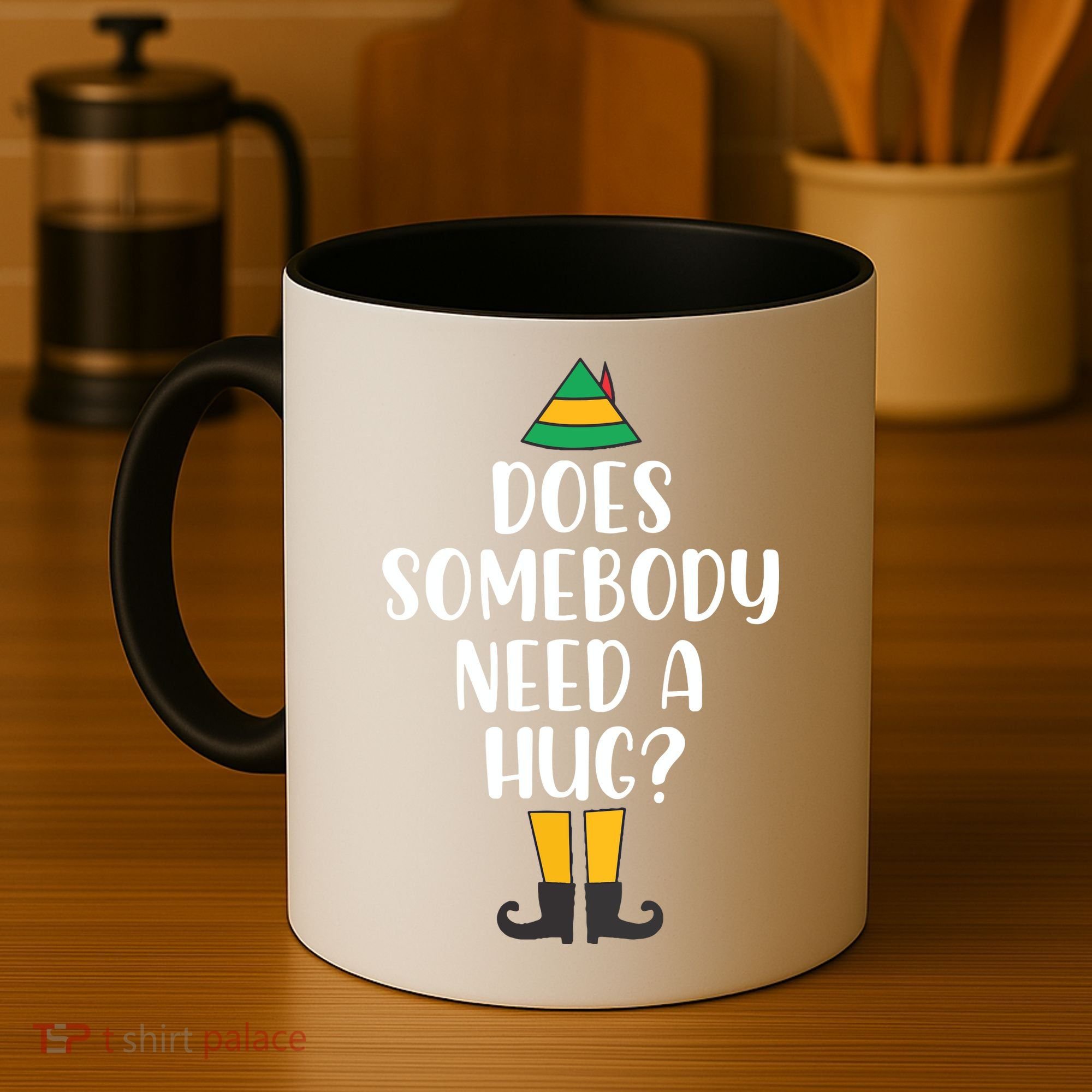 Does Somebody Need A Hug Christmas Coffee Mug