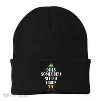 Does Somebody Need A Hug Christmas Beanie thumb 0