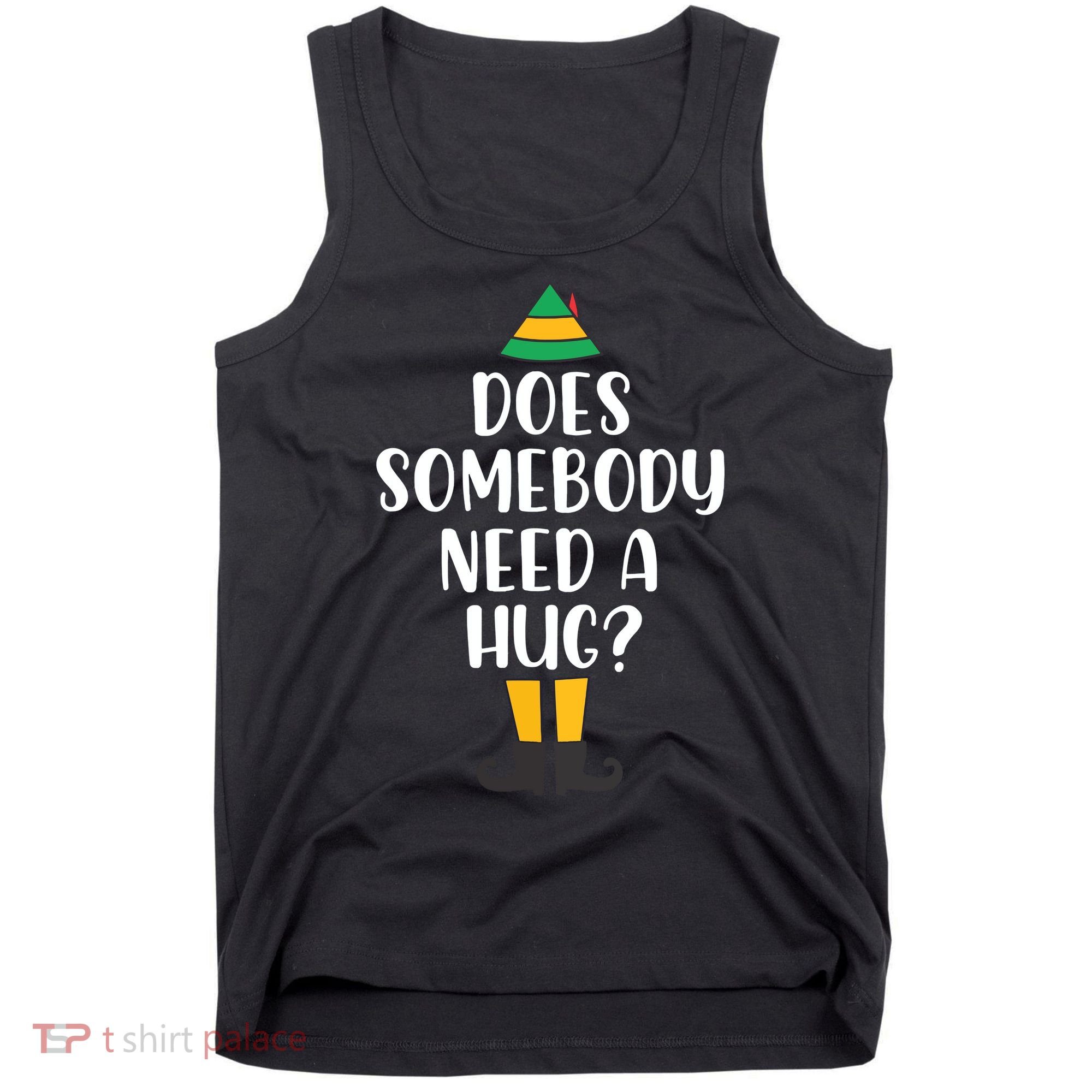 Does Somebody Need A Hug Christmas Tank Top
