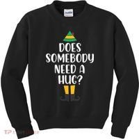 Does Somebody Need A Hug Christmas Kids Sweatshirt thumb 0