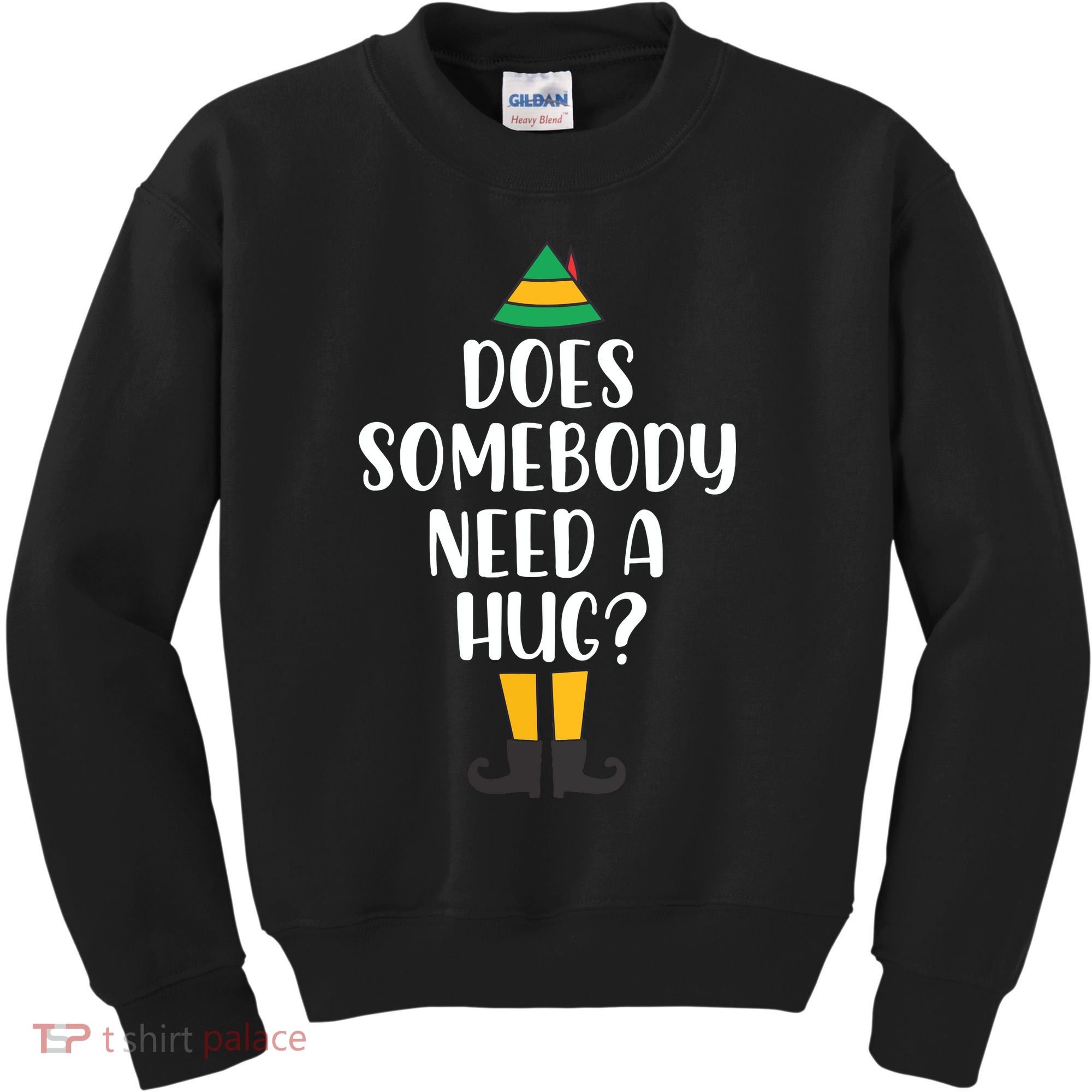 Does Somebody Need A Hug Christmas Kids Sweatshirt