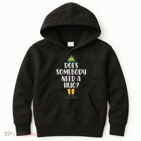 Does Somebody Need A Hug Christmas Kids Hoodie thumb 0