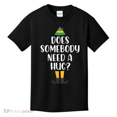 Does Somebody Need A Hug Christmas Kids T-Shirt