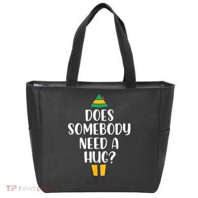 Does Somebody Need A Hug Christmas Tote Bag
