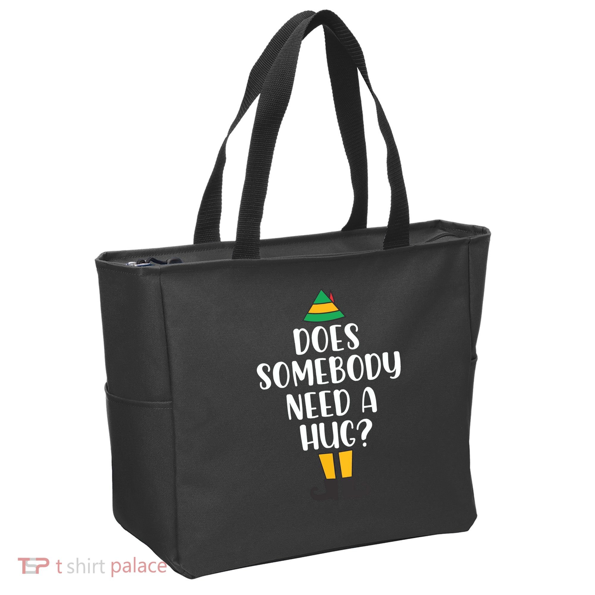 Does Somebody Need A Hug Christmas Tote Bag