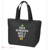 Does Somebody Need A Hug Christmas Tote Bag thumb 3