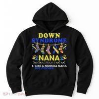 Down Syndrome Nana Definition Cooler Proud Down Awareness Hoodie thumb 0