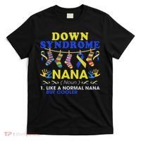 Down Syndrome Nana Definition Cooler Proud Down Awareness T-Shirt thumb 0