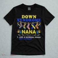 Down Syndrome Nana Definition Cooler Proud Down Awareness T-Shirt thumb 5