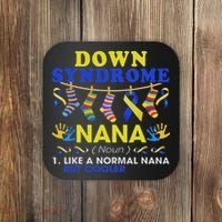 Down Syndrome Nana Definition Cooler Proud Down Awareness Coaster thumb 0