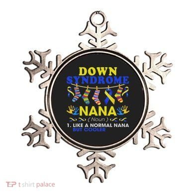 Down Syndrome Nana Definition Cooler Proud Down Awareness Ornament