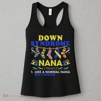 Down Syndrome Nana Definition Cooler Proud Down Awareness Women's Tank Top thumb 3