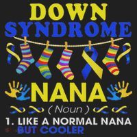 Down Syndrome Nana Definition Cooler Proud Down Awareness Hat thumb 2