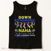 Down Syndrome Nana Definition Cooler Proud Down Awareness Tank Top thumb 2