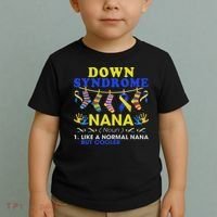 Down Syndrome Nana Definition Cooler Proud Down Awareness Toddler T-Shirt thumb 2