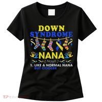 Down Syndrome Nana Definition Cooler Proud Down Awareness Women's T-Shirt thumb 0
