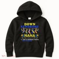 Down Syndrome Nana Definition Cooler Proud Down Awareness Kids Hoodie thumb 0