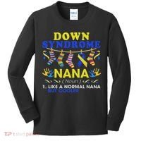 Down Syndrome Nana Definition Cooler Proud Down Awareness Kids Long Sleeve Shirt thumb 0