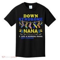 Down Syndrome Nana Definition Cooler Proud Down Awareness Kids T-Shirt thumb 0