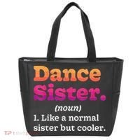 Dance Sister Noun Definition Dancing Girls Dancer Dictionary Tote Bag thumb 0