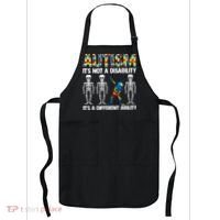 Dabbing Skeleton Not A Disability ASD Awareness Apron thumb 0