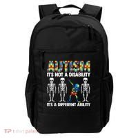 Dabbing Skeleton Not A Disability ASD Awareness Backpack thumb 0