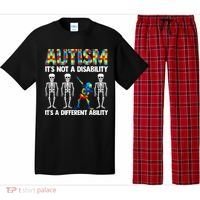 Dabbing Skeleton Not A Disability ASD Awareness Pajama Set thumb 0
