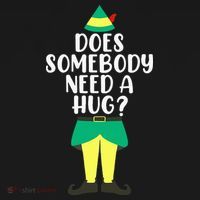 Does Somebody Need A Hug Christmas Elf Buddy Ugly Sweaters Polo thumb 3