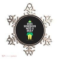 Does Somebody Need A Hug Christmas Elf Buddy Ugly Sweaters Ornament thumb 0