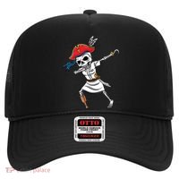 Dabbing Skeleton Nurse Pirate Halloween Gift Hat thumb 0