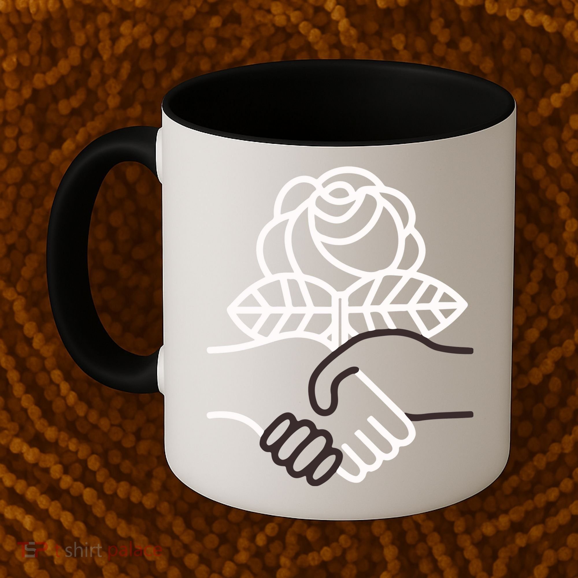 Democratic Socialists Of America Handshake Dsa Coffee Mug