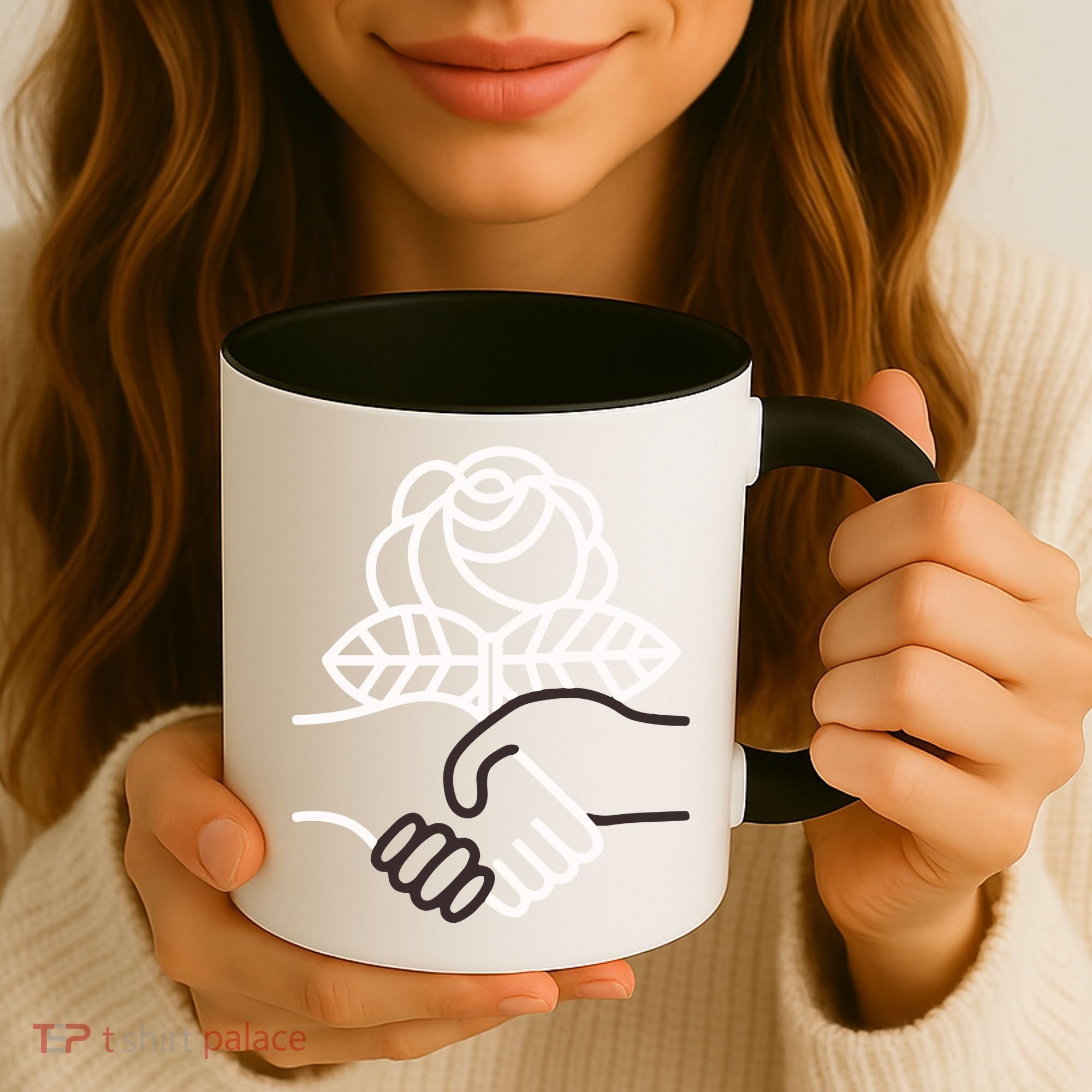 Democratic Socialists Of America Handshake Dsa Coffee Mug