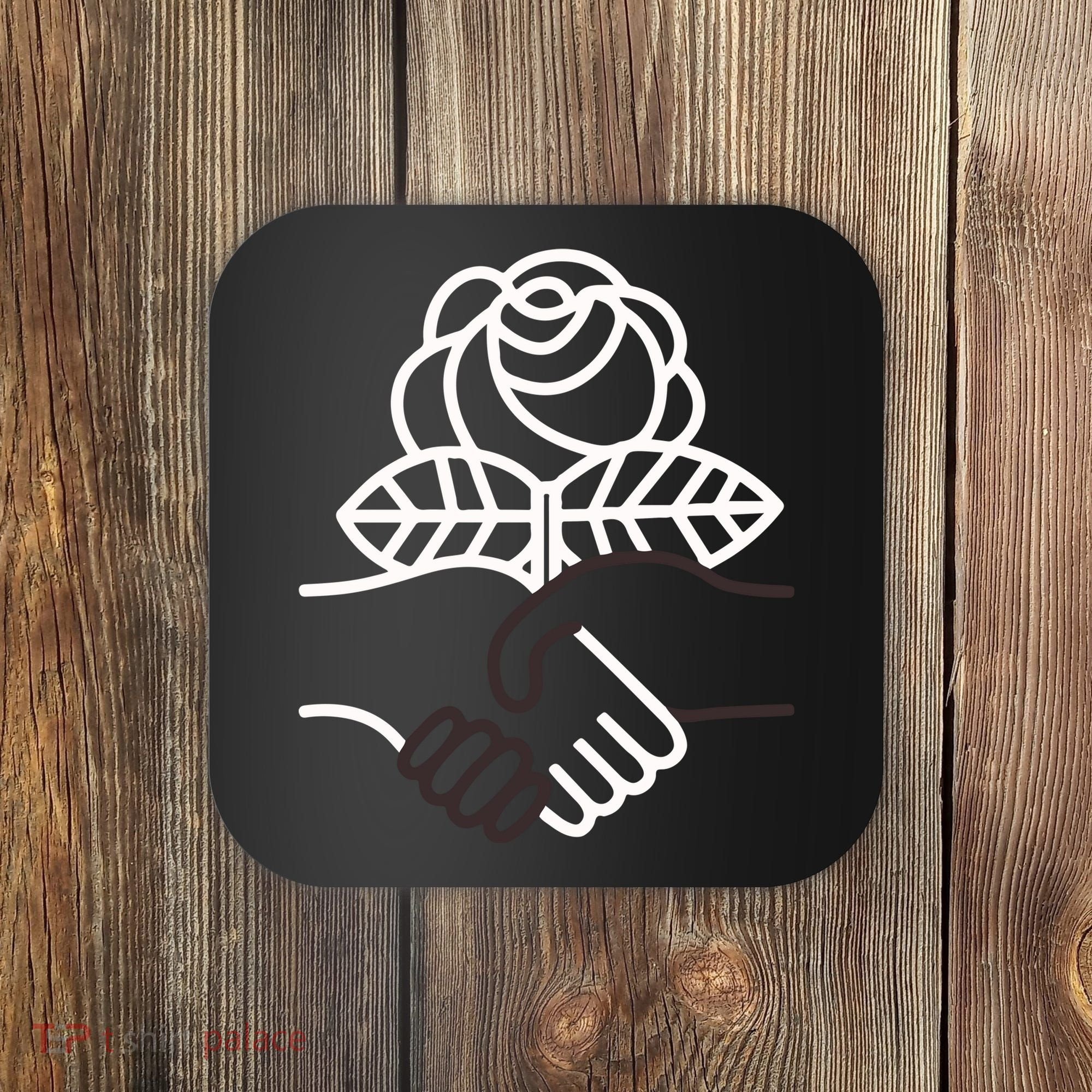 Democratic Socialists Of America Handshake Dsa Coaster