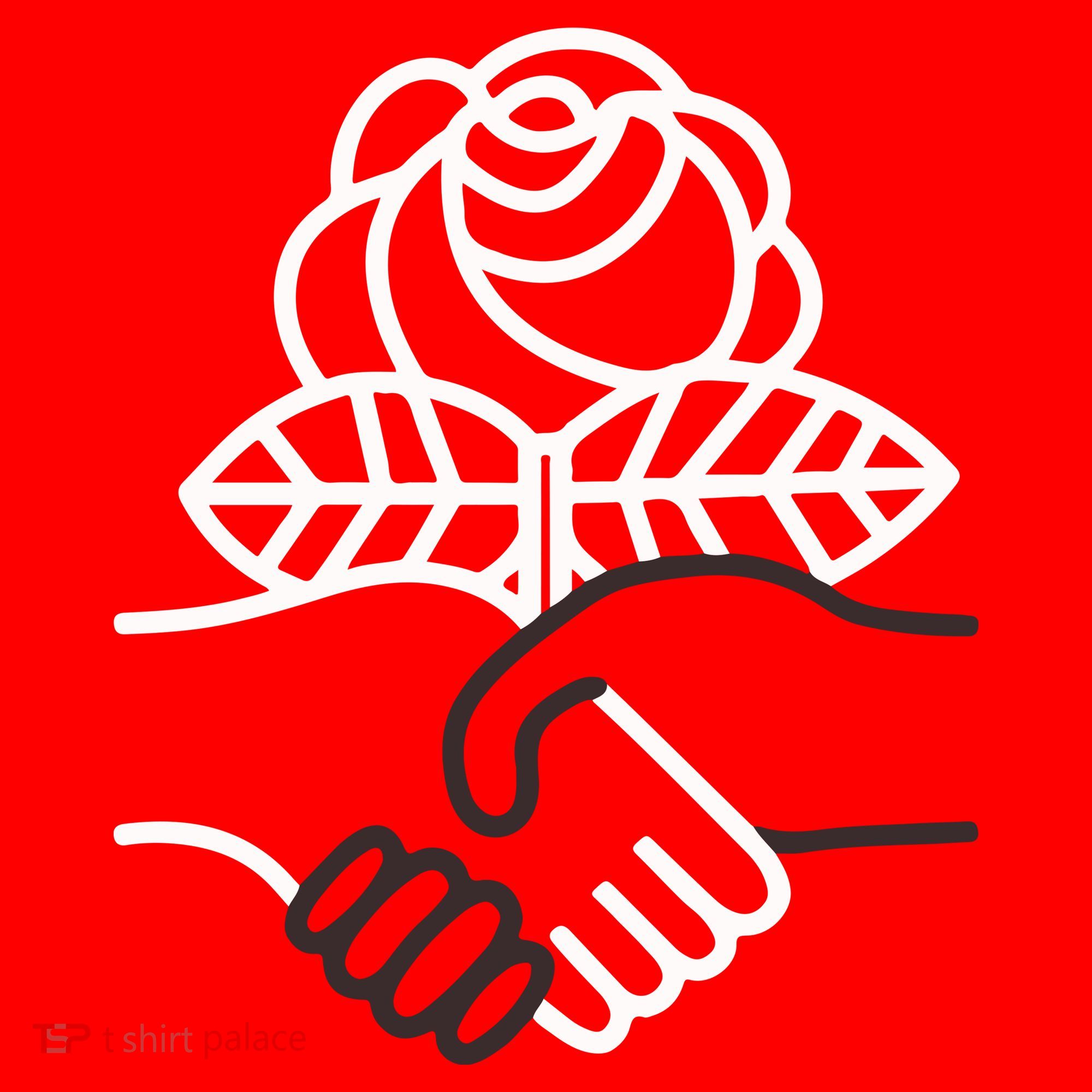 Democratic Socialists Of America Handshake Dsa Santa Hat