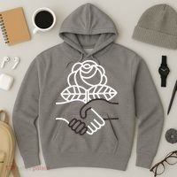 Democratic Socialists Of America Handshake Dsa Hoodie thumb 3