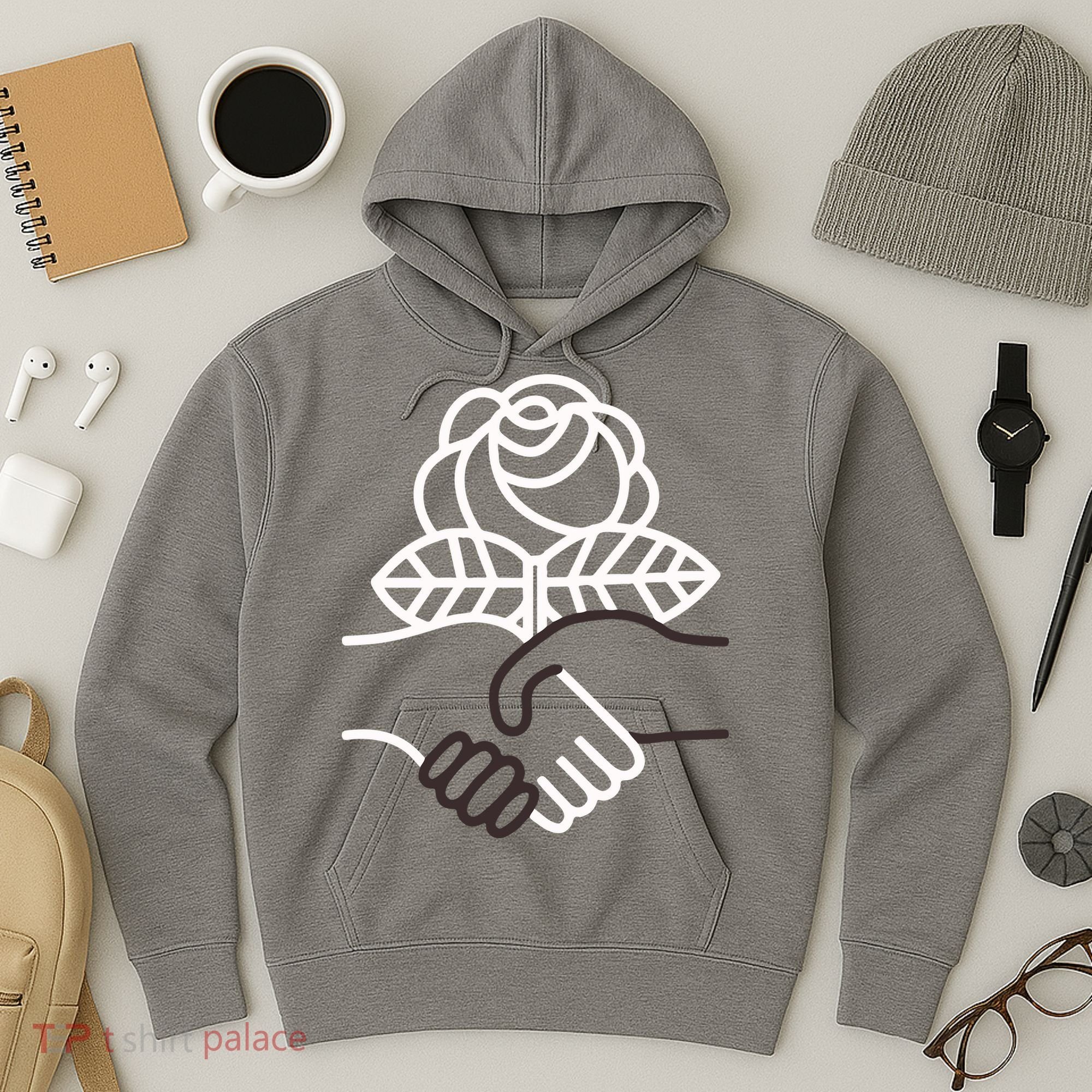 Democratic Socialists Of America Handshake Dsa Hoodie