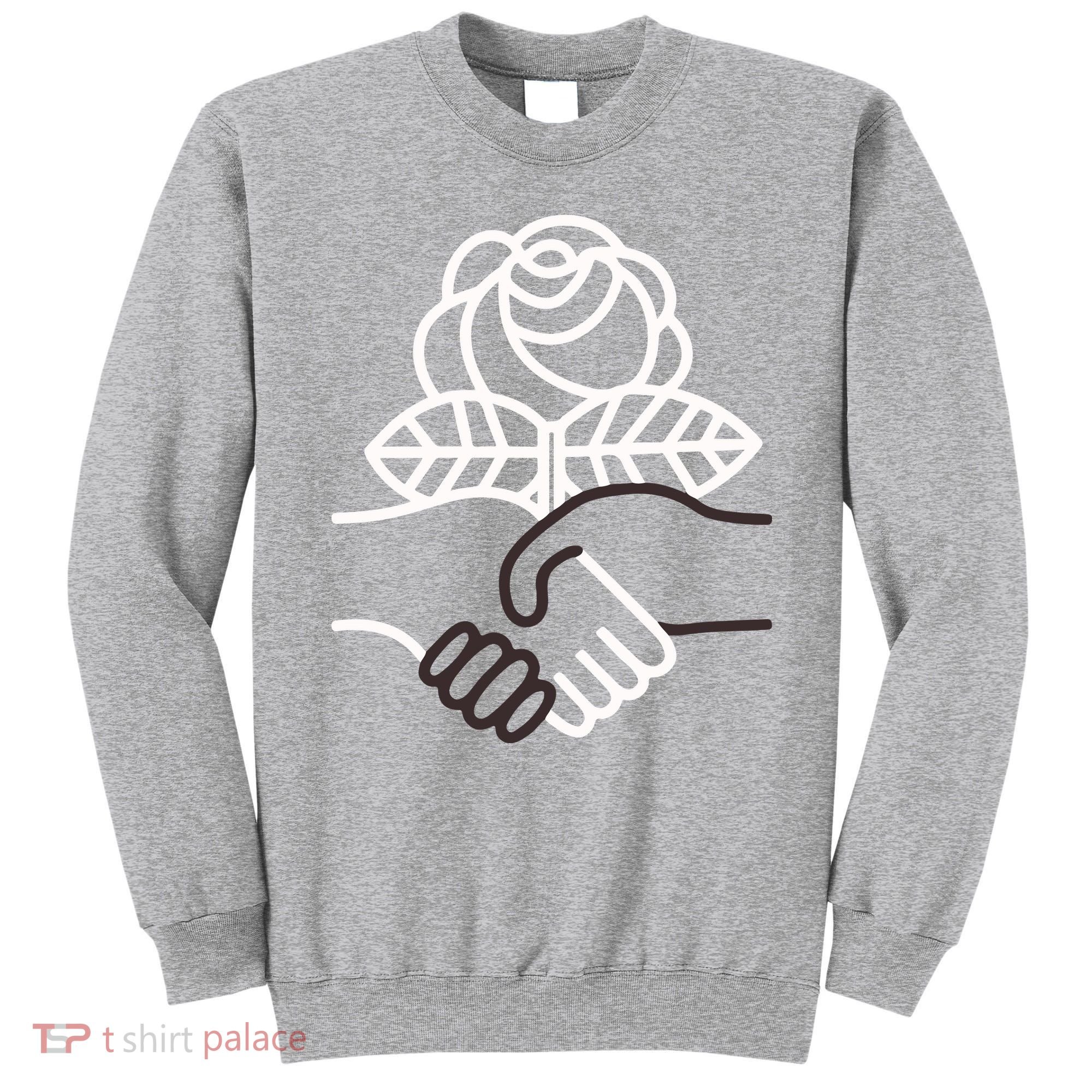 Democratic Socialists Of America Handshake Dsa Sweatshirt