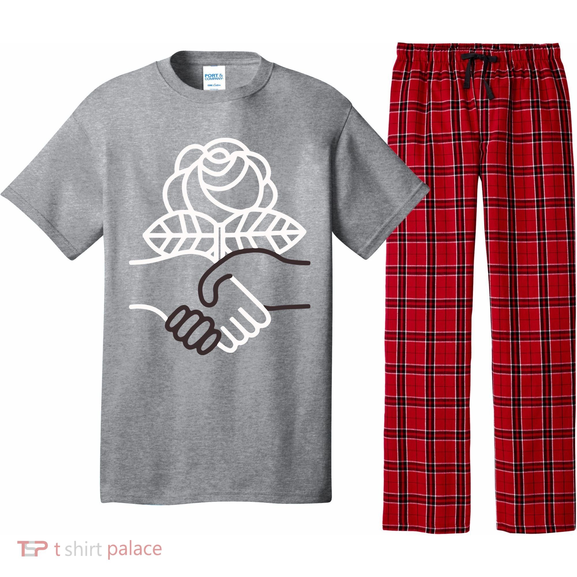 Democratic Socialists Of America Handshake Dsa Pajama Set