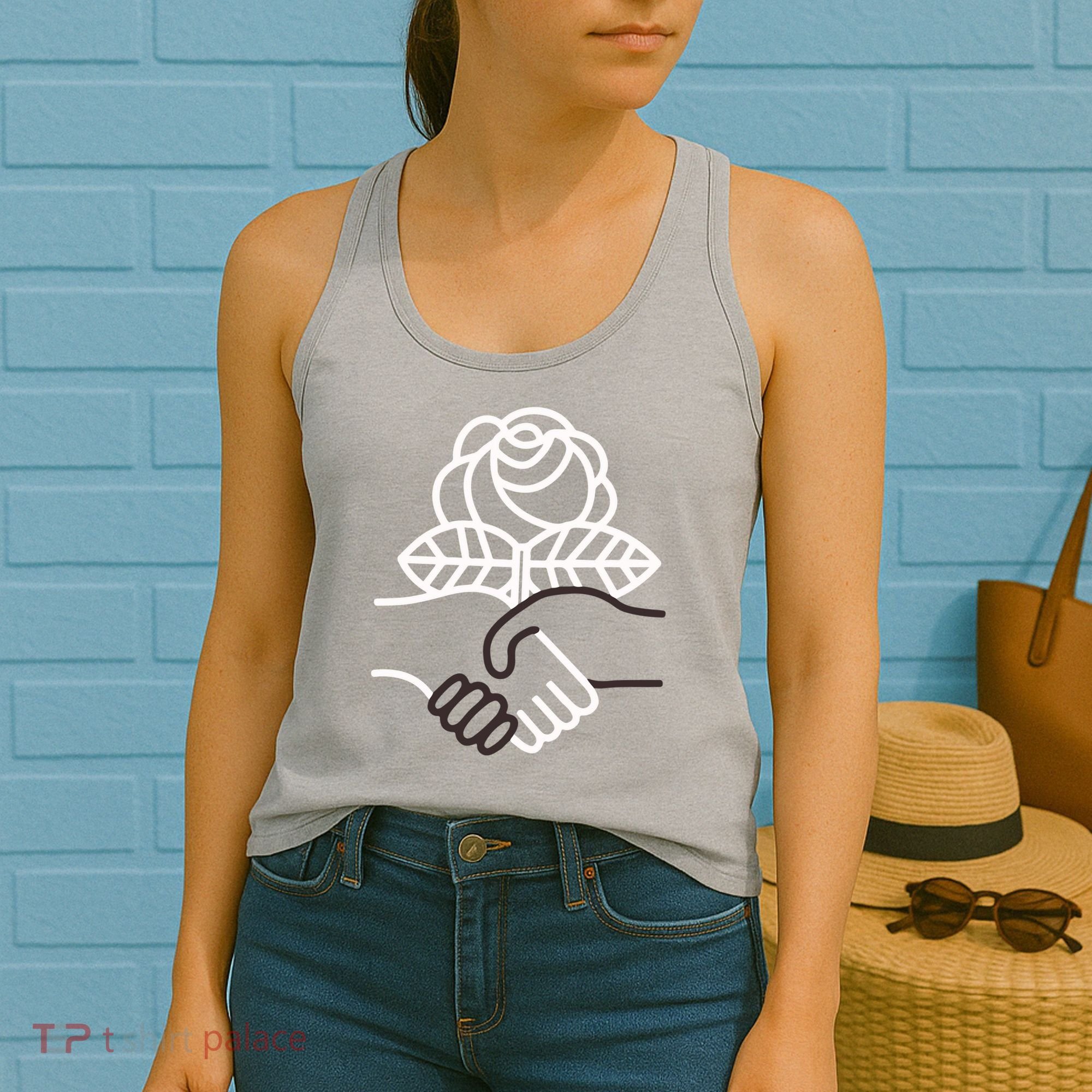 Democratic Socialists Of America Handshake Dsa Women's Tank Top