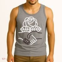 Democratic Socialists Of America Handshake Dsa Tank Top thumb 3